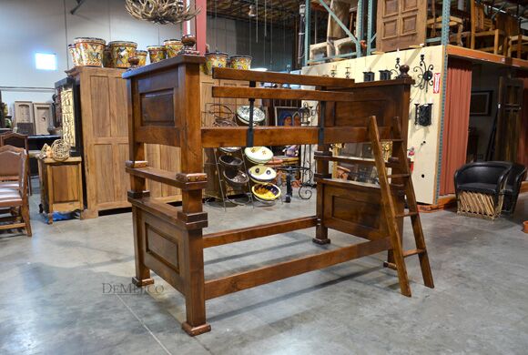 rustic bunk bed