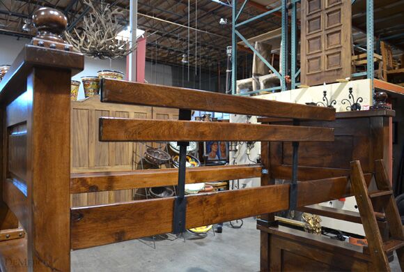 rustic bunk bed