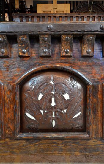 tooled leather bed
