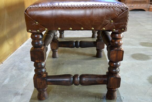 Spanish Leather Bench