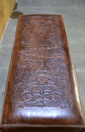 Spanish Leather Bench