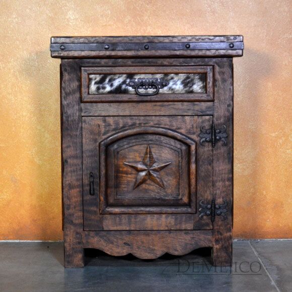 Southwestern Nightstand, Western Nightstand, Southwestern Style