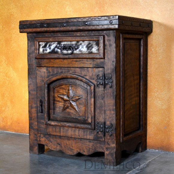 Southwestern Nightstand, Western Nightstand, Southwestern Style