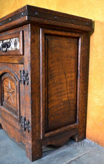 Southwestern Nightstand, Western Nightstand, Southwestern Style