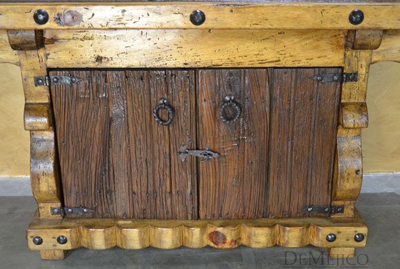 old wood entertainment center