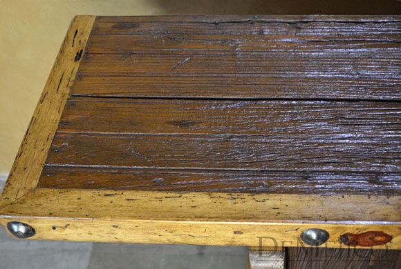 old wood entertainment center