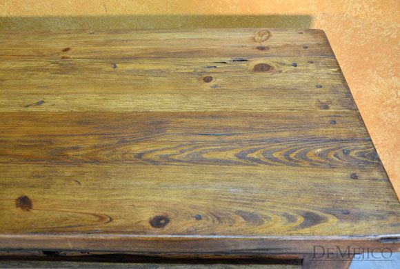 Tooled leather dresser