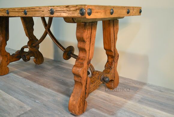 Spanish old wood table