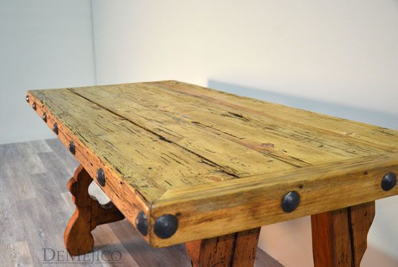 Spanish old wood table