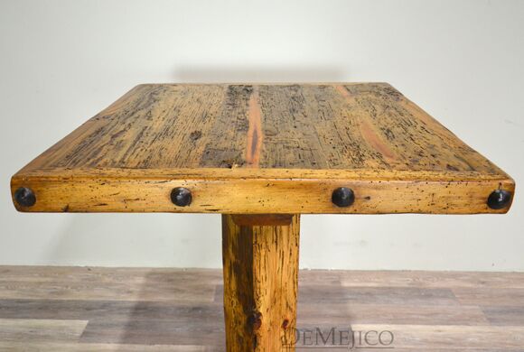 old wood bar table