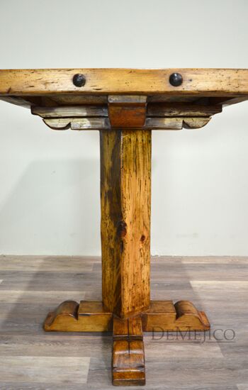 old wood bar table