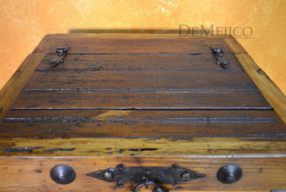 Escondido Old Door End Table, Rustic End Table
