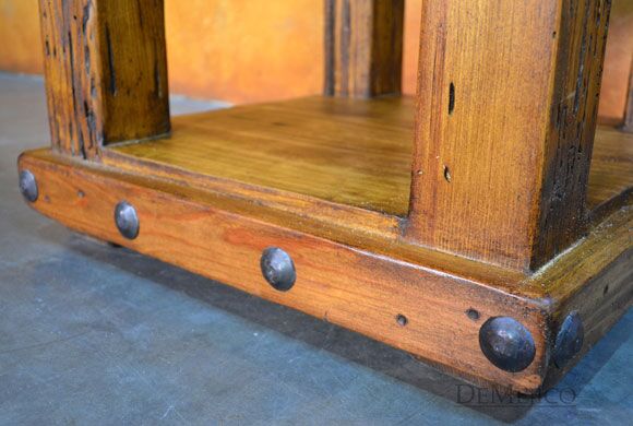 Escondido Old Door End Table, Rustic End Table