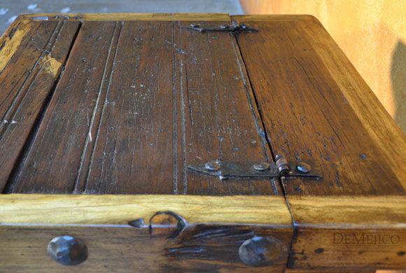 Escondido Old Door End Table, Rustic End Table