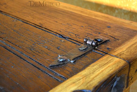 Escondido Old Door End Table, Rustic End Table