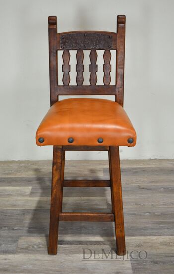southwest barstool, swivel bar stool