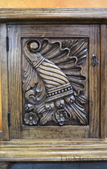 hand carved buffet