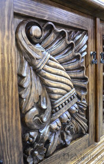 hand carved buffet