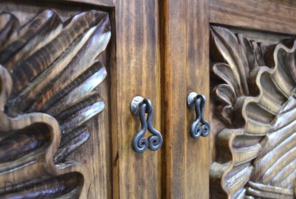 hand carved buffet