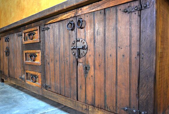 Colorado Buffet, Old Wood Buffet, Spanish Buffet Table