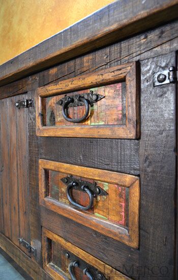 Colorado Buffet, Old Wood Buffet, Spanish Buffet Table