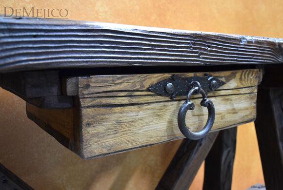 Rustic Spanish Console Table, Farmhouse Console Table, Rustic Console Table, Farmhouse Style