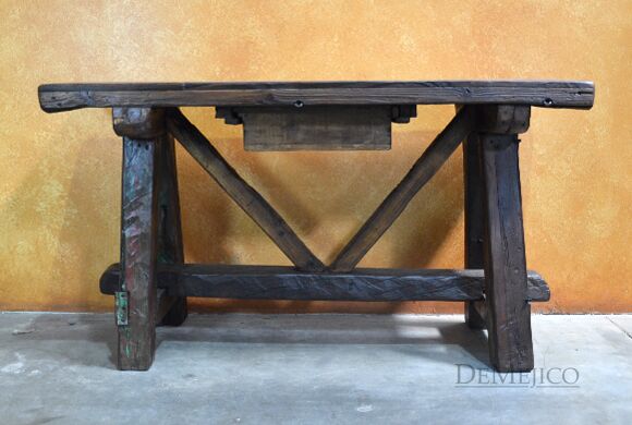 Rustic Spanish Console Table, Farmhouse Console Table, Rustic Console Table, Farmhouse Style