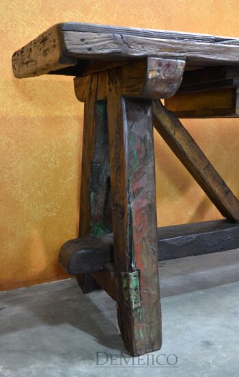 Rustic Spanish Console Table, Farmhouse Console Table, Rustic Console Table, Farmhouse Style