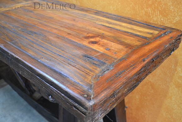 Rustic Spanish Console Table, Farmhouse Console Table, Rustic Console Table, Farmhouse Style