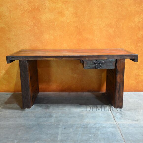Escritorio Grappa, Old Wood Desk, Rustic Modern Desk
