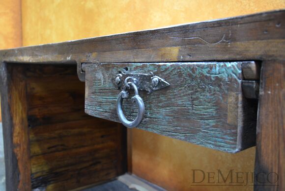 Escritorio Grappa, Old Wood Desk, Rustic Modern Desk