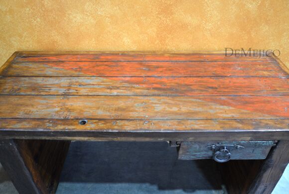Escritorio Grappa, Old Wood Desk, Rustic Modern Desk
