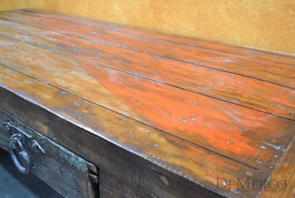 Escritorio Grappa, Old Wood Desk, Rustic Modern Desk