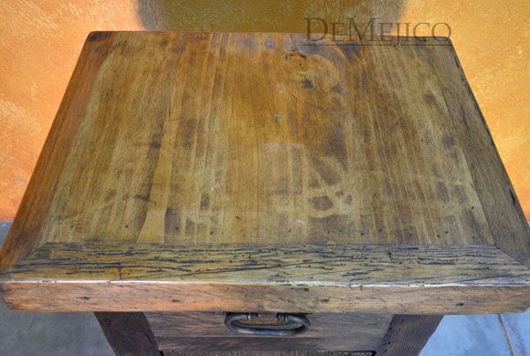Troje Nightstand, Old World Nightstand, Rustic Nightstand