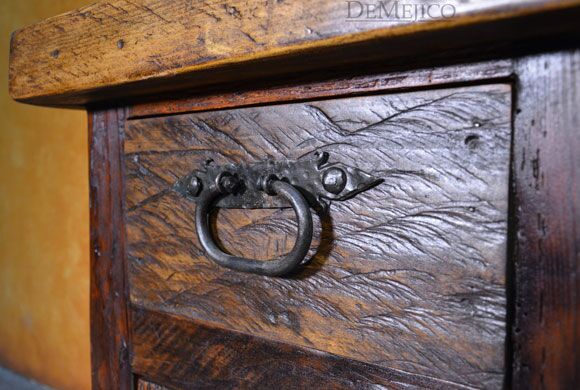 Troje Nightstand, Old World Nightstand, Rustic Nightstand