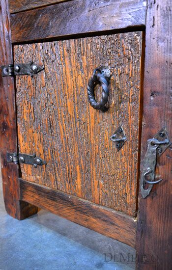 Troje Nightstand, Old World Nightstand, Rustic Nightstand