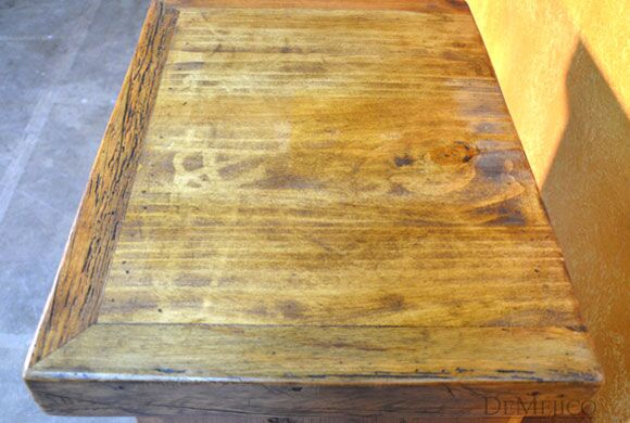 Troje Nightstand, Old World Nightstand, Rustic Nightstand