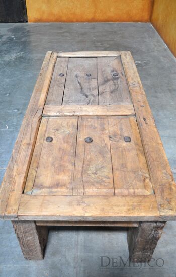 Farmhouse Coffee Table, Reclaimed Door Coffee Table, Rustic Coffee Table, Rustic Style