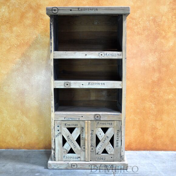 Aventura Hutch, Rustic Hutch, Old Door Hutch