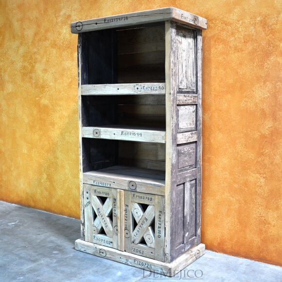 Aventura Hutch, Rustic Hutch, Old Door Hutch