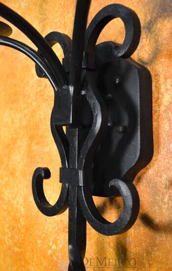 Spanish Wall Sconce, Scrolled Wall Sconce