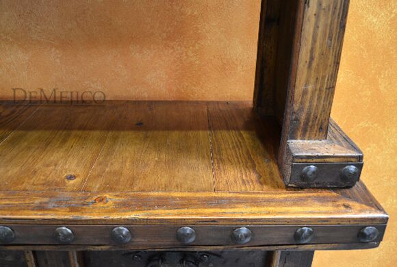 Antigua Hutch, Rustic Hutch, Rustic Spanish Style