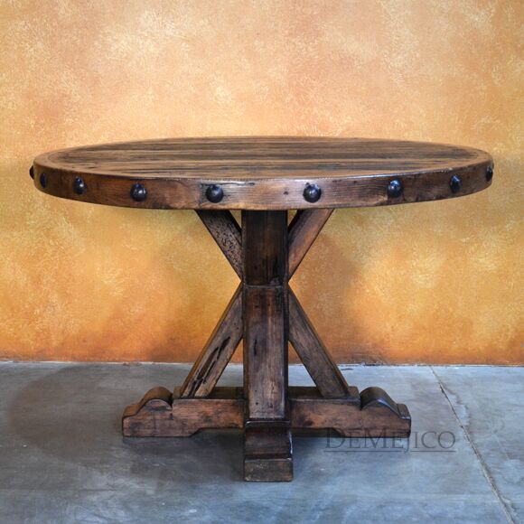 Rustic Round Table, Spanish Round Table