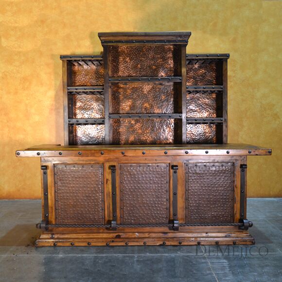 Copper Panel Bar, Spanish Bar, Restaurant Furniture, Copper Bar
