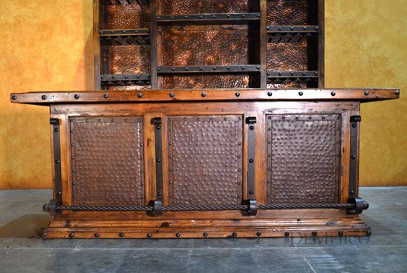 Copper Panel Bar, Spanish Bar, Restaurant Furniture