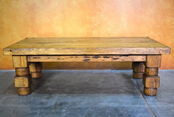 old world coffee table
