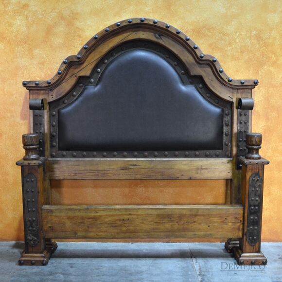 spanish leather bed