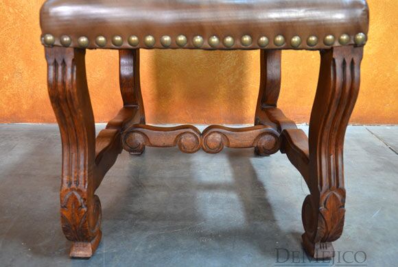 Spanish carved dining chair