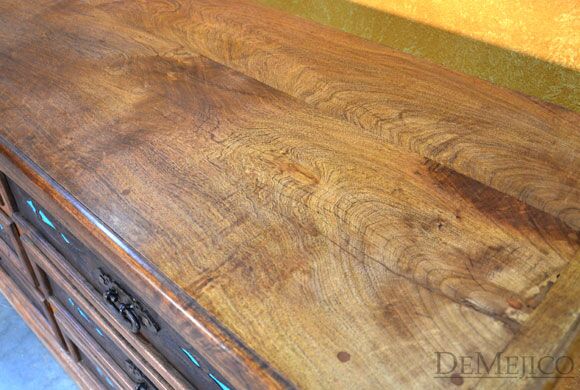tooled leather dresser
