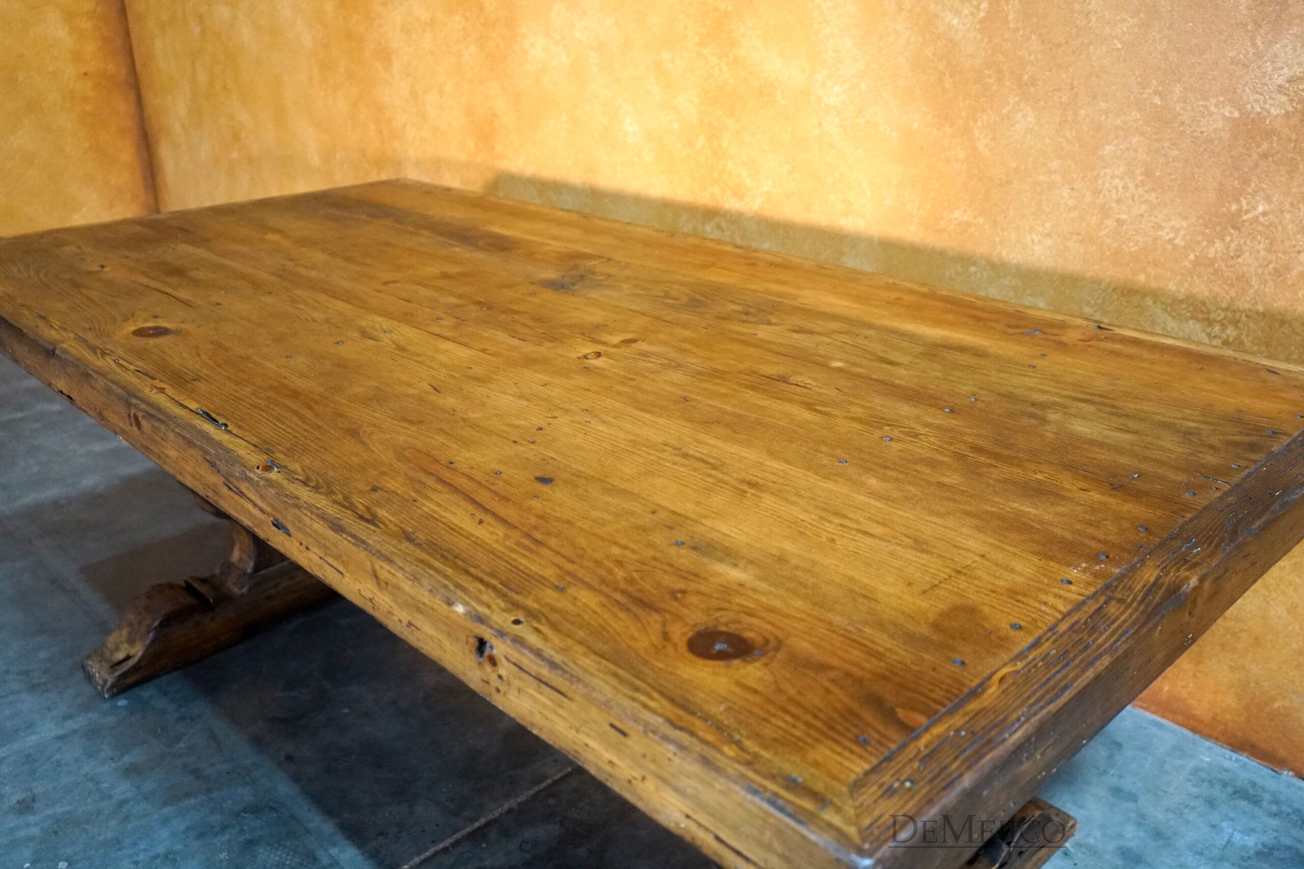 Old Wood Mesa Hacienda, Spanish Style Dining Table - Demejico